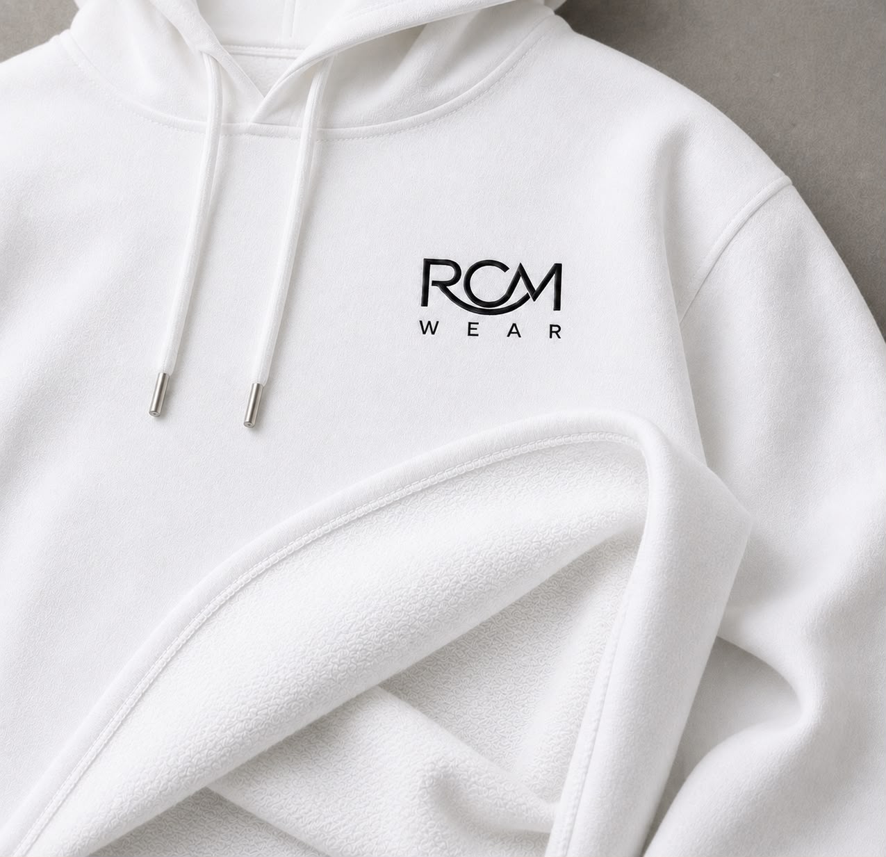 RCM branding close-up